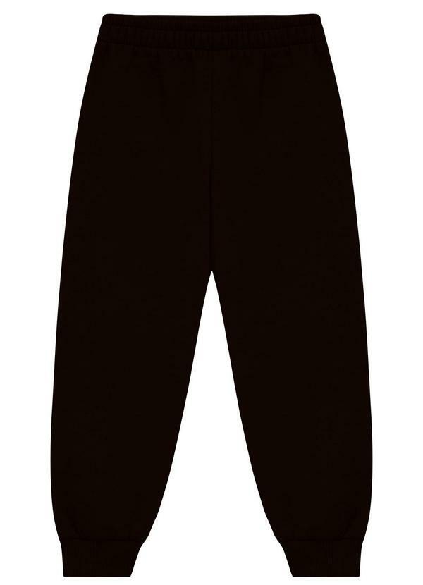Calça Infantil em Algodão Preto
