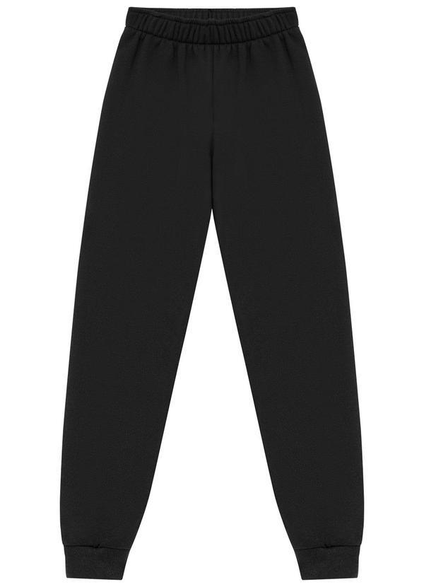 Calça Infantil em Algodão Preto