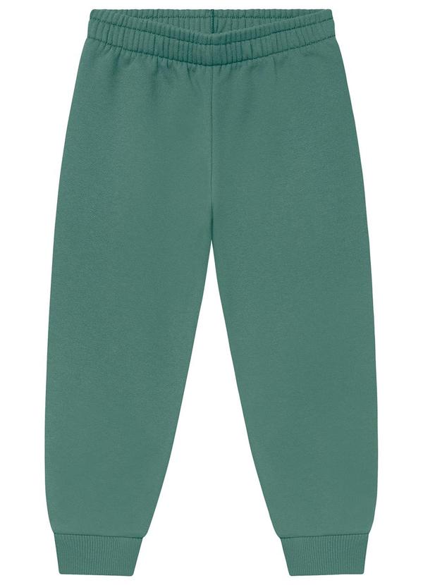 Vista 2 Calça Infantil em Moletom Verde Ddk Ddk