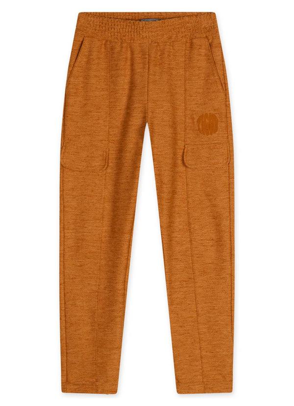 Vista 2 Calça Infantil Masculina Laranja Tigor T. Tigre Tigor T. Tigre