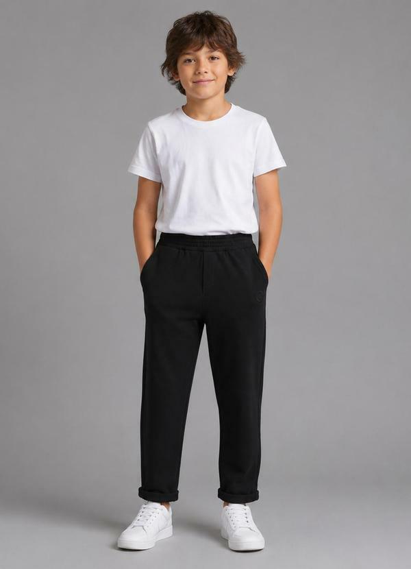 Vista 2 Calça Infantil Masculina Preto Trick Nick Trick Nick