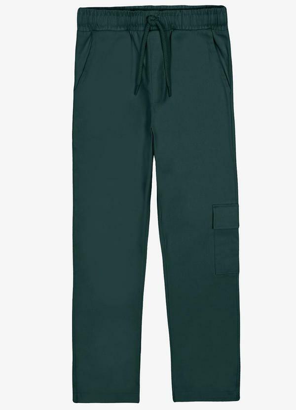 Calça Infantil Masculina Sarja Cotton Verde