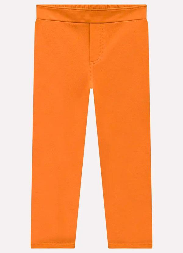 Vista 2 Calça Infantil Menino Básica Laranja Milon Milon