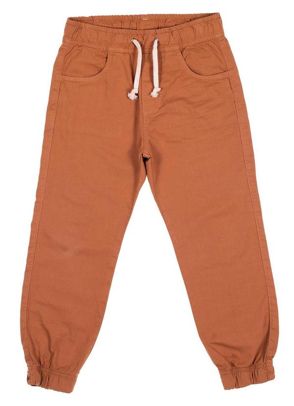 Calça Infantil Menino Jeans Marrom