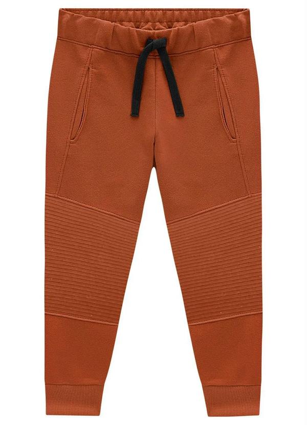 Vista 2 Calça Infantil Menino Marrom Milon Milon