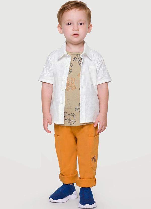 Calça Infantil Menino Marrom