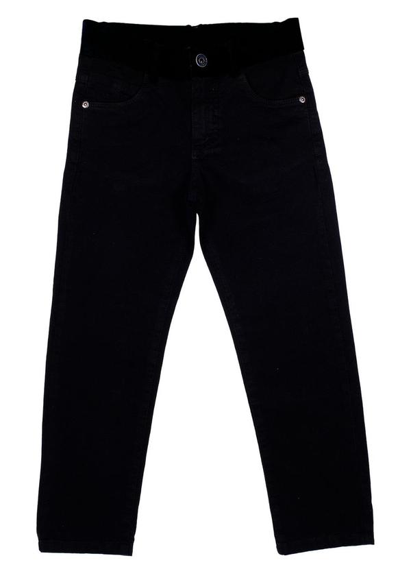 Calça Infantil Menino Sarja Preto