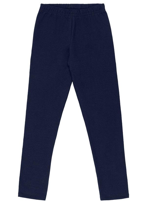 Vista 2 Calça Infantil Unissex Básica Azul Milon Milon