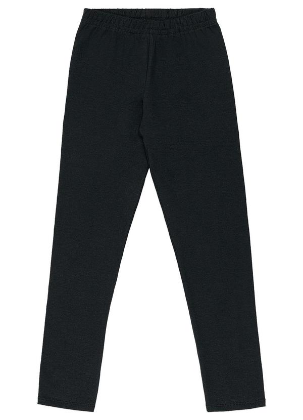 Vista 2 Calça Infantil Unissex Básica Preto Milon Milon