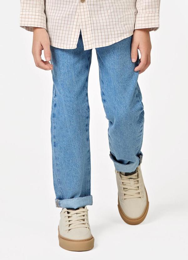 Calça Jeans Infantil Masculina Azul