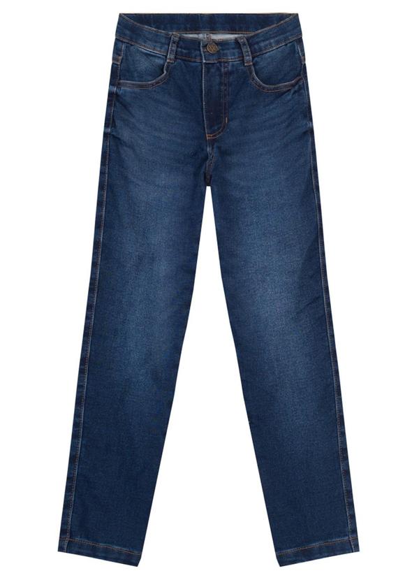 Vista 2 Calça Jeans Infantil Menino Azul Brandili Brandili