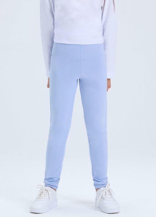 Calça Legging Infantil Térmica Avulsa Azul