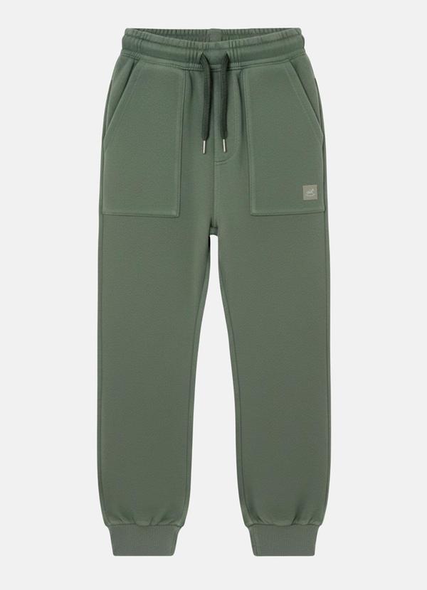 Calça Menino em Moletom Verde