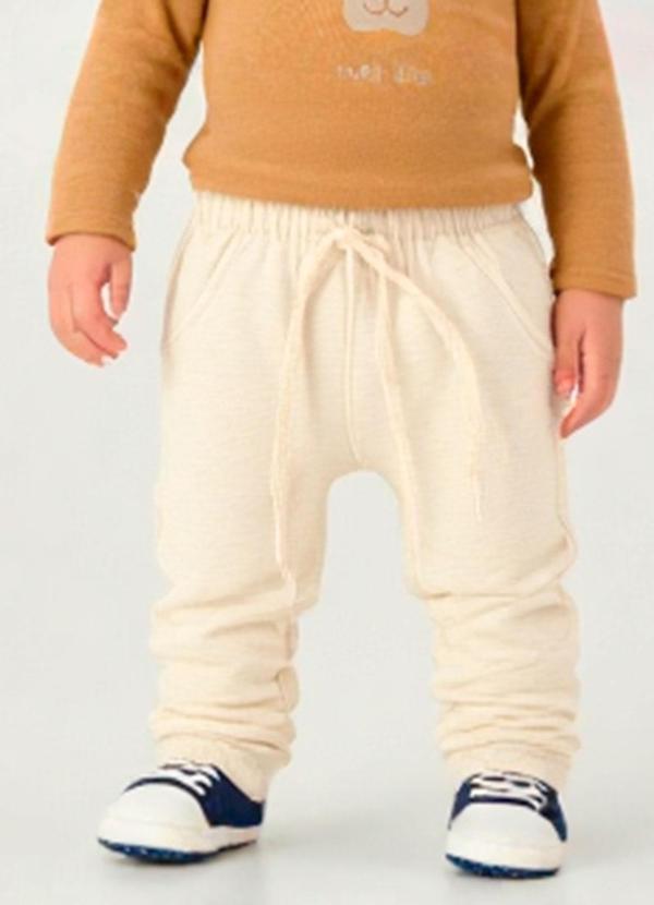 Calça Moletom Natural
