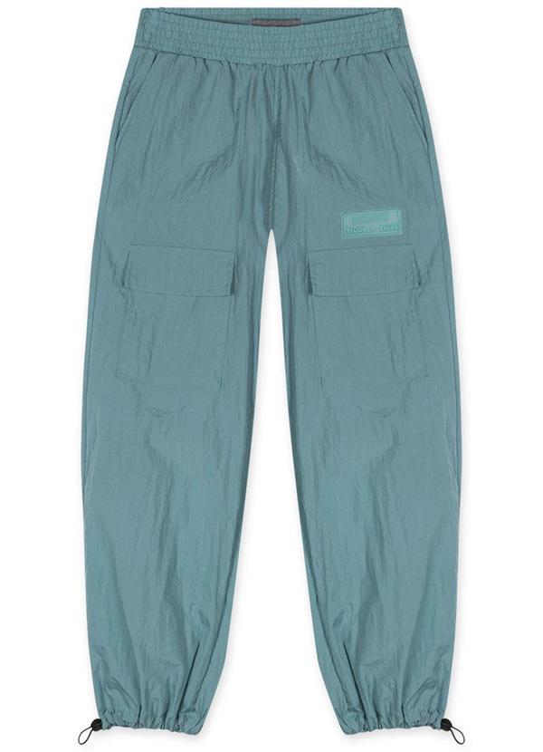 Calça Oversized Infantil Masculina Verde
