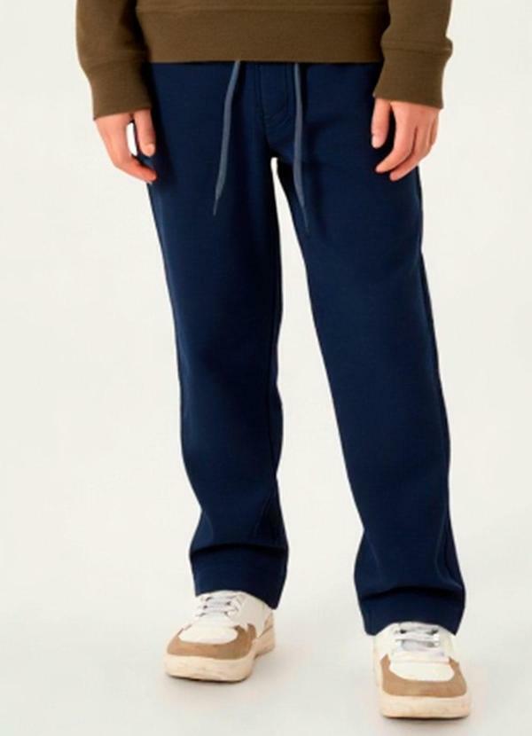 Calça Piqueton Fit Marinho