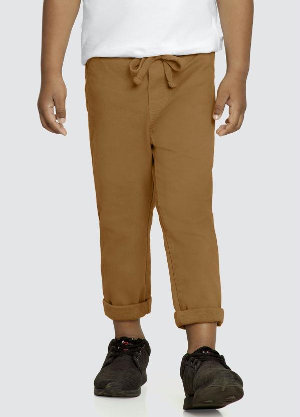 Vista 2 Calça Sarja com Marrom Alakazoo Alakazoo