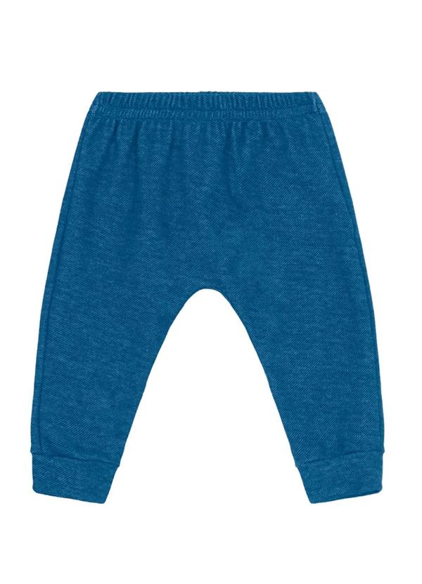 Vista 2 Calça Saruel Bebê Menino Azul Brandili Brandili