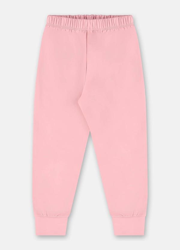 Vista 2 Calça Unissex Malha Térmica Rosa Up Baby Up Baby
