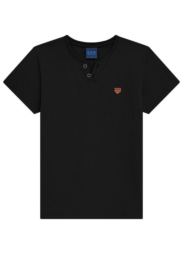 Vista 2 Camisa Infantil Menino Preto Ddk Ddk