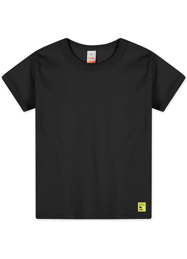 Vista 2 Camiseta Manga Curta com Aroma Preto Marisol Marisol