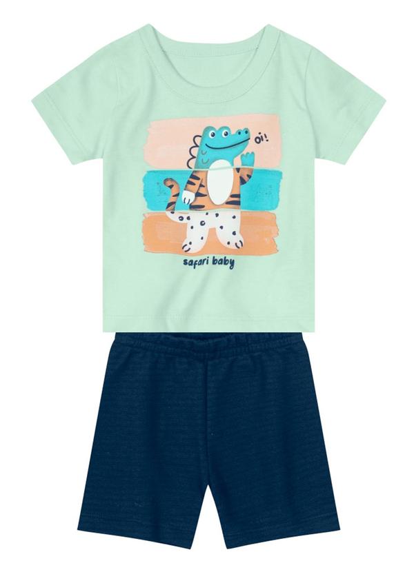 Vista 2 Conjunto Bebê Menino Baby Verde Brandili Baby Brandili Baby