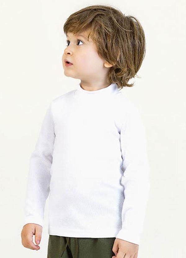 Blusa em Punho Branco