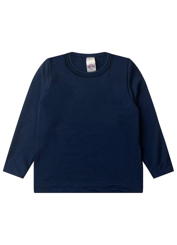 Blusa Termica Juvenil Segunda Pele Azul