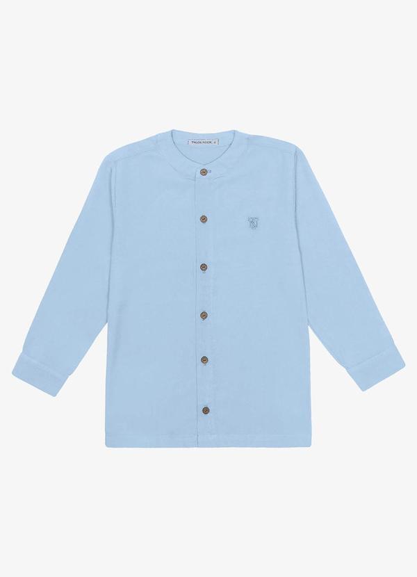 Vista 2 Camisa Infantil Masculino Manga Longa Azul Trick Nick Trick Nick