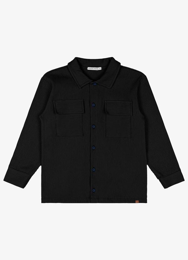 Vista 2 Camisa Infantil Masculino Preto Trick Nick Trick Nick