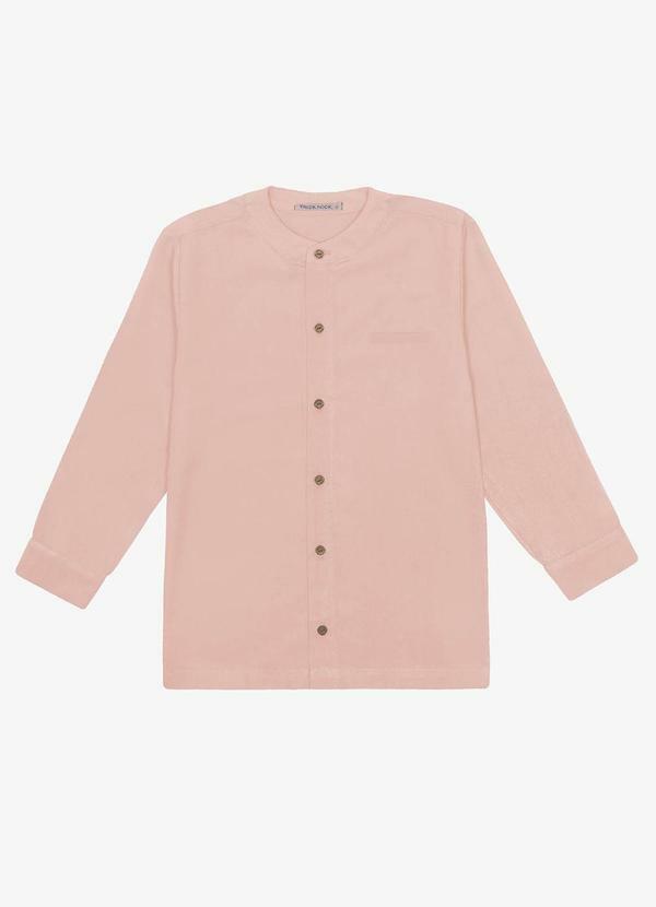 Camisa Manga Longa Rosa