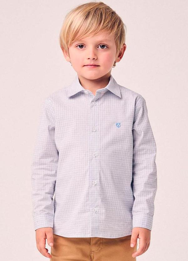 Camisa Menino Casual Infantil Xadrez