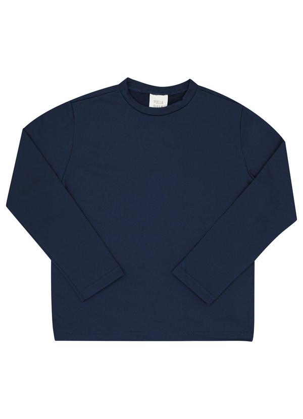 Camiseta Infantil Menino Malha Térmica Marinho