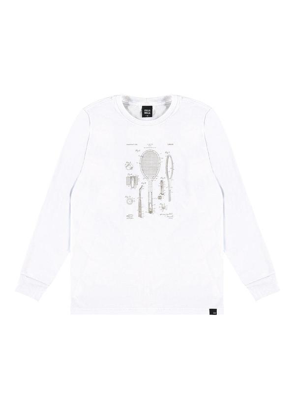 Camiseta Meia Malha Branco