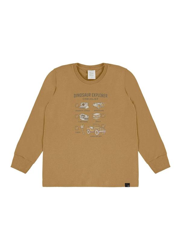 Camiseta Meia Malha Natural