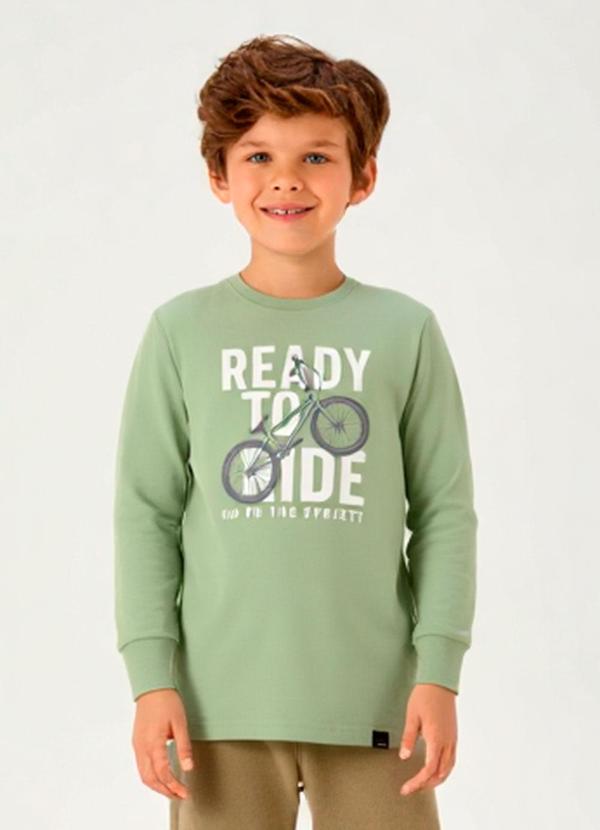 Camiseta Meia Malha Verde