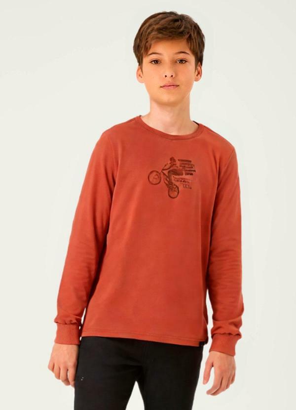 Camiseta Meia Malha Vermelho