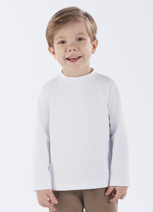 Camiseta Primeiros Passos Malha Térmica Branco