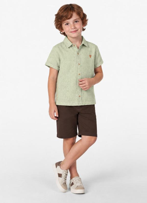 Camisa Infantil Menino Verde