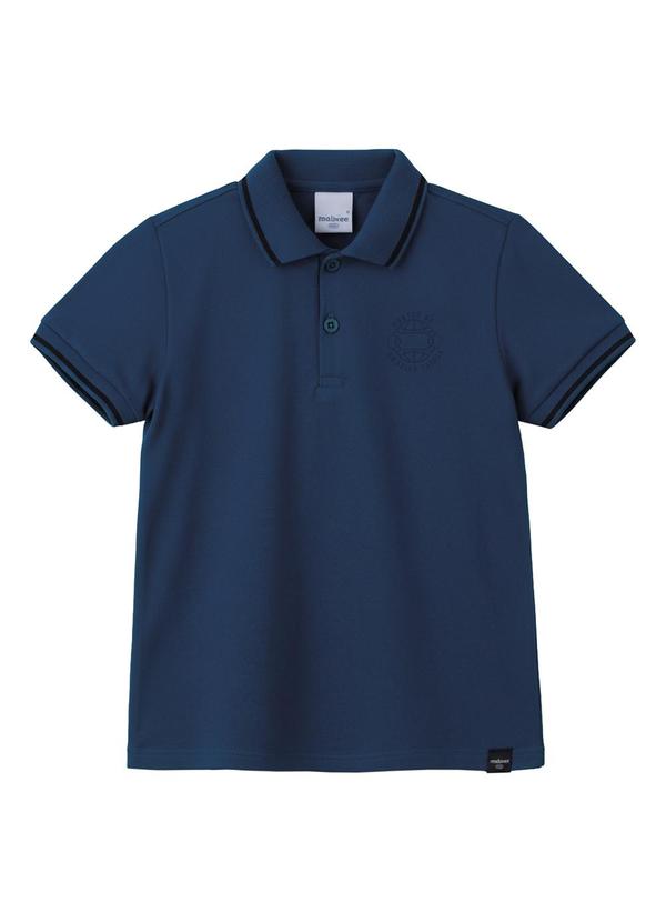 Camisa Polo Hunter Of Amazing Things Azul Escuro