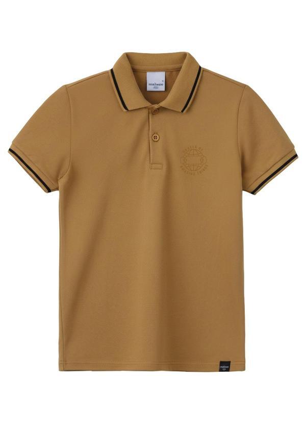 Camisa Polo Hunter Of Amazing Things Caramelo