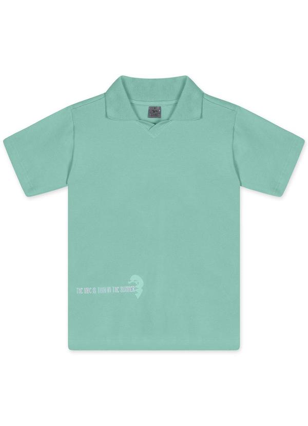 Vista 2 Camisa Polo Manga Curta Infantil Masculina Verde Tigor T. Tigre Tigor T. Tigre
