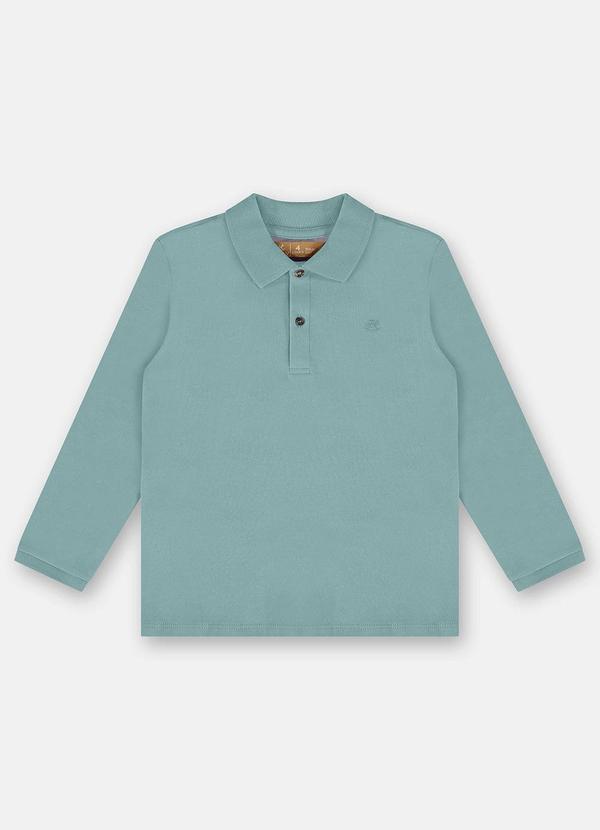 Camisa Polo para Menino Azul