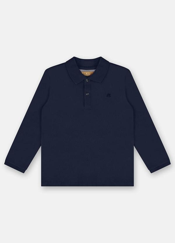 Camisa Polo para Menino Azul
