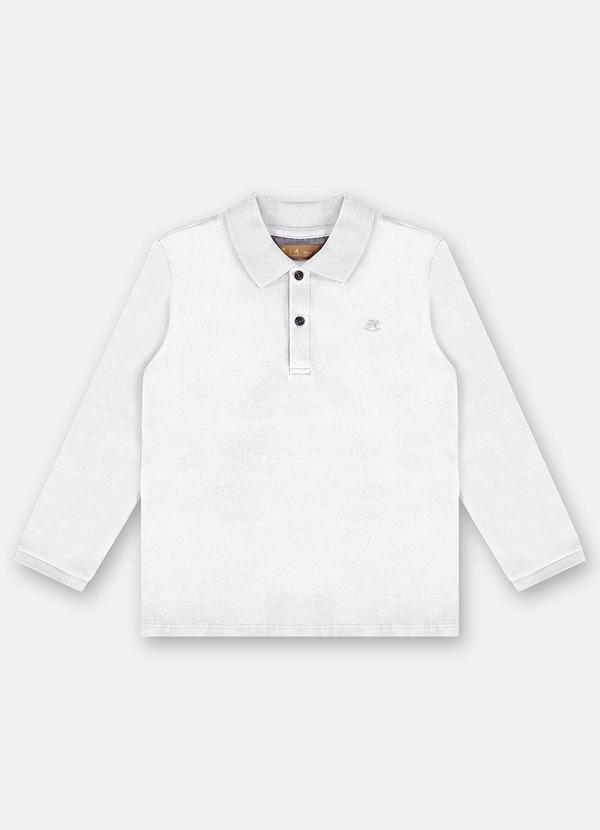 Camisa Polo para Menino Branco