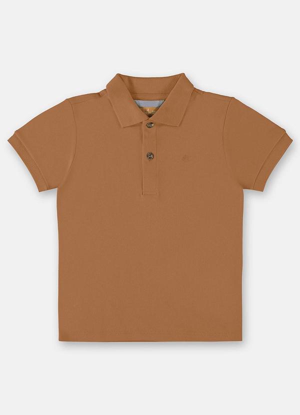 Camisa Polo para Menino Marrom