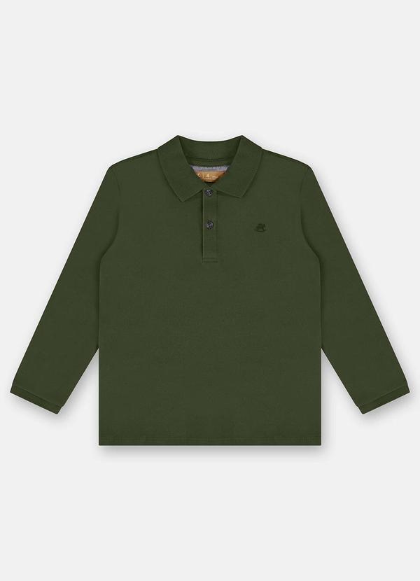 Camisa Polo para Menino Verde