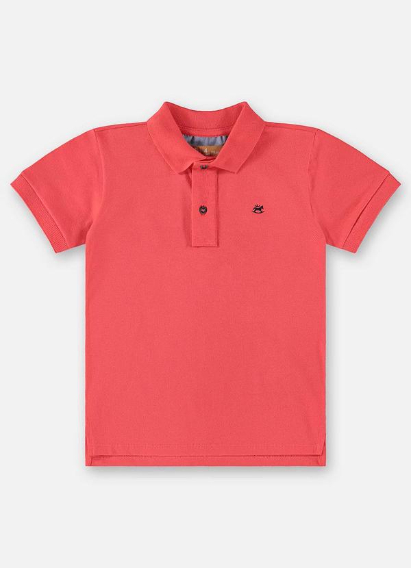 Vista 2 Camisa Polo para Menino Vermelho Up Baby Up Baby