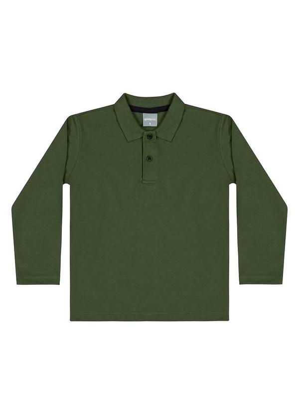 Polo em Piquet Infantil Menino Verde