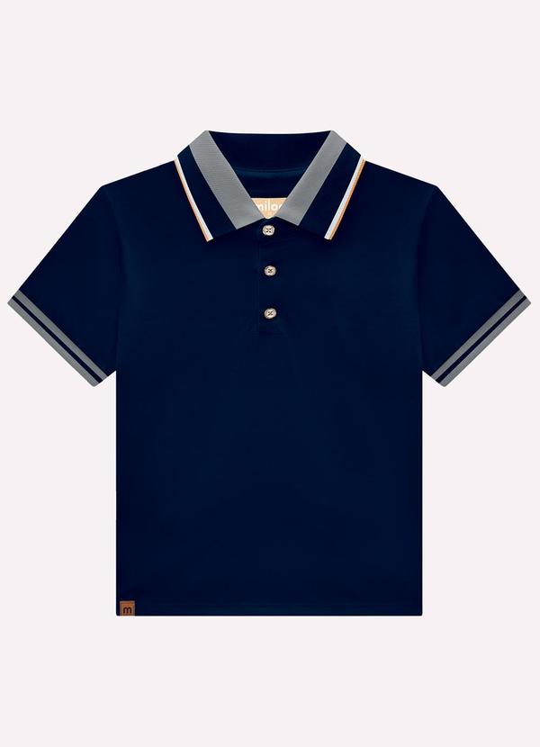 Polo Infantil Menino Básica Milon Marinho